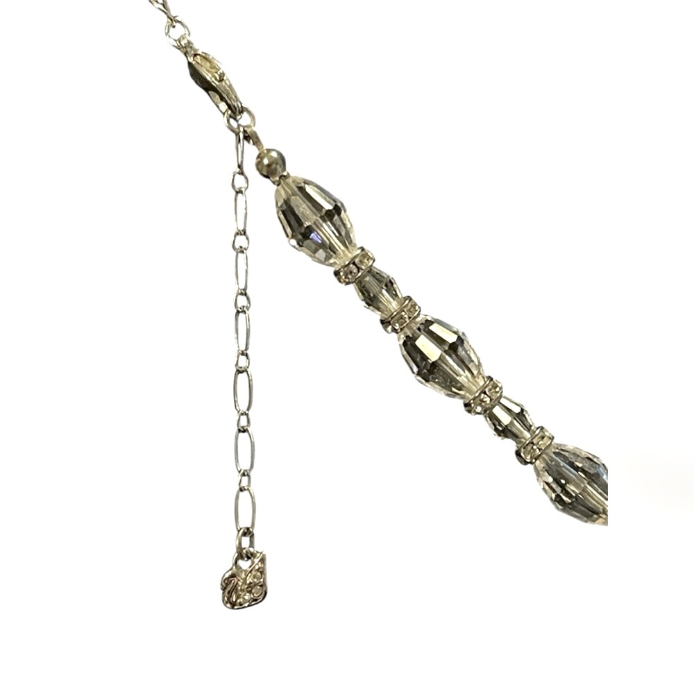 ✨ Swarovski Choker Crystal Swan Necklace w/Extender  - Adjustable ✨